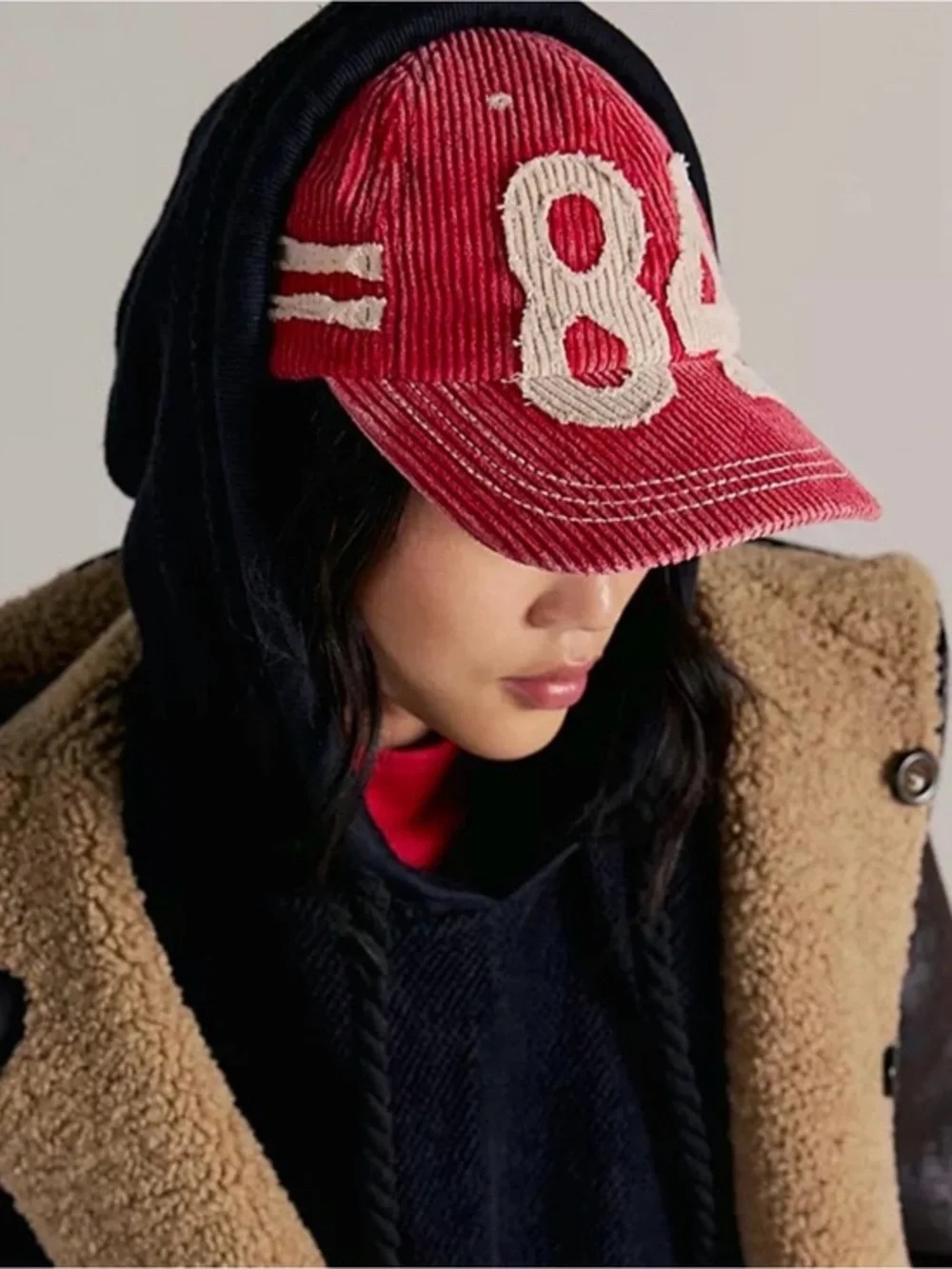 NWT! FP Free People Hollie Varsity Baseball Hat